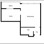 아파트 1 Zi. Wohnung, 34m², Parken, Messe Dus *